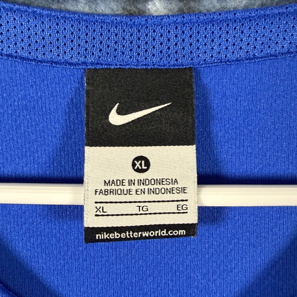 Nike Elite Kentucky Wildcats Basketball Jersey Kids XL Blue Checkerboard 1 - Picture 4 of 7